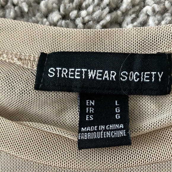 Two see through crop tops.Both a size small from StreetWearSociety. - Picture 6 of 6